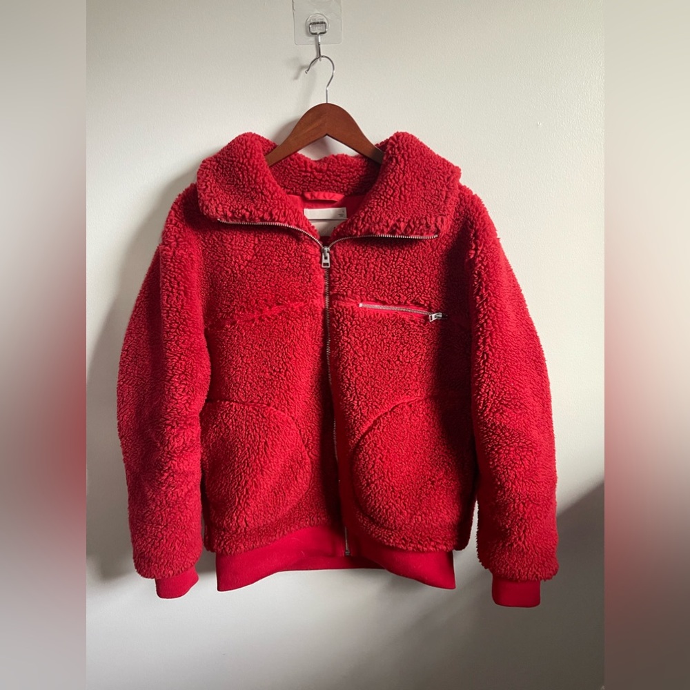 Zip Up Teddy Jacket